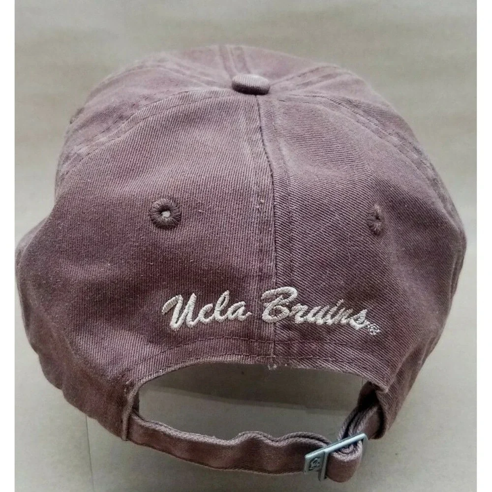 UCLA Bruins Distressed Baseball Cap Hat One Fit Men's Cotton BROWN